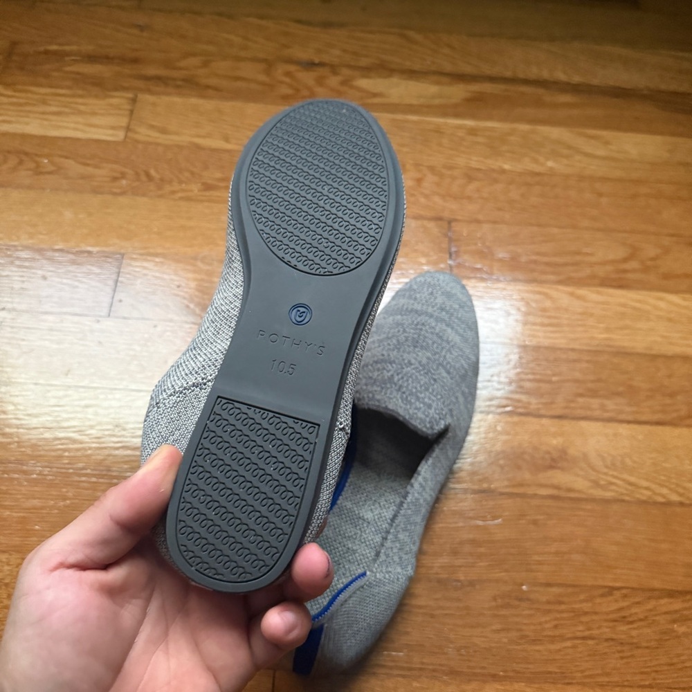 Womens Grey Rothy’s Flats Shoes - Picture 6 of 9